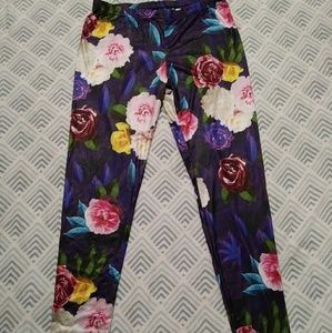 Floral Leggings size XL